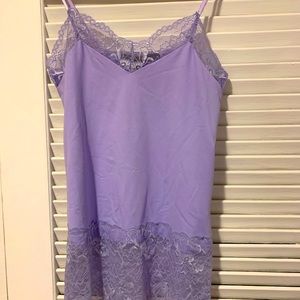 WHBM lace camisole, lavender, S